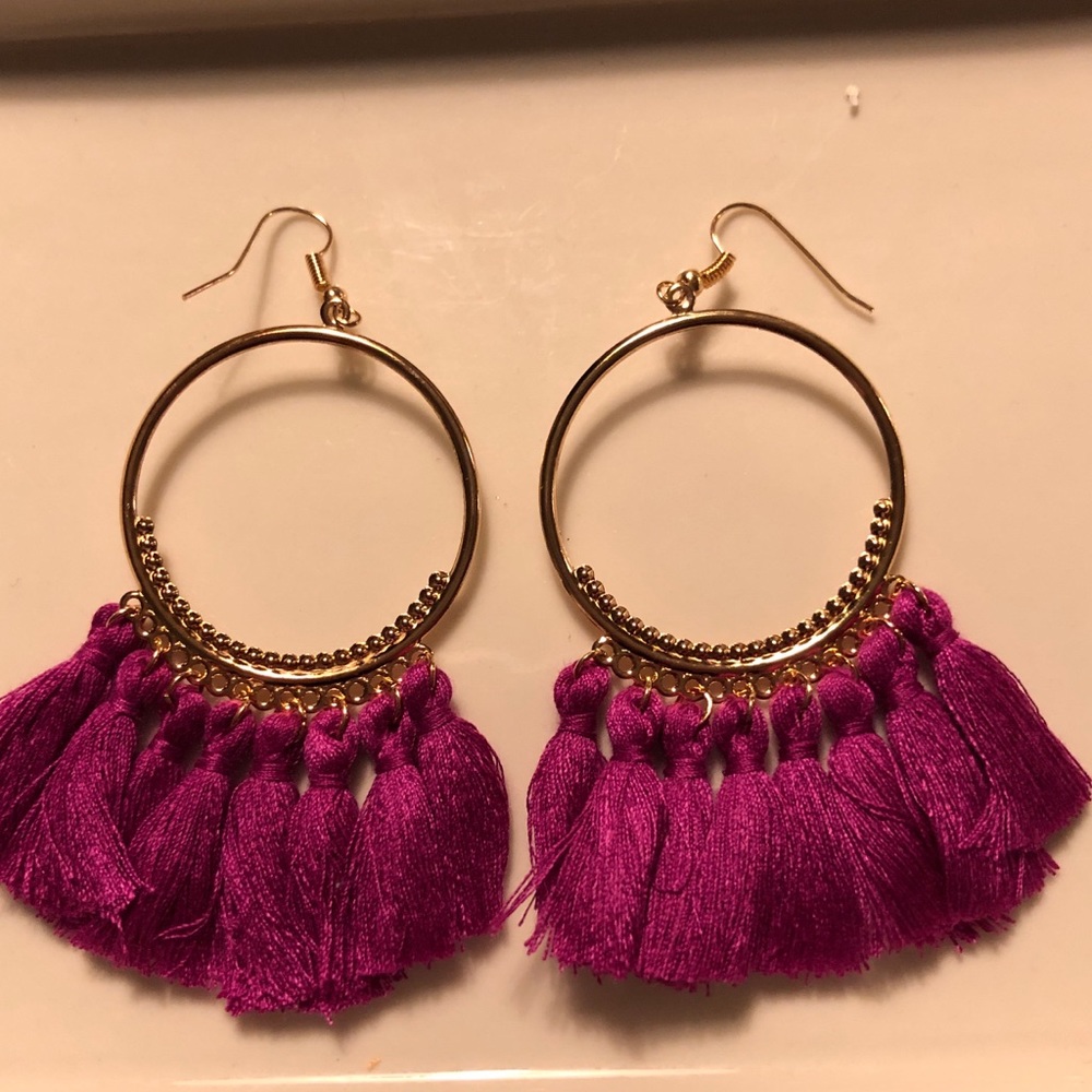 Boho tassel earrings